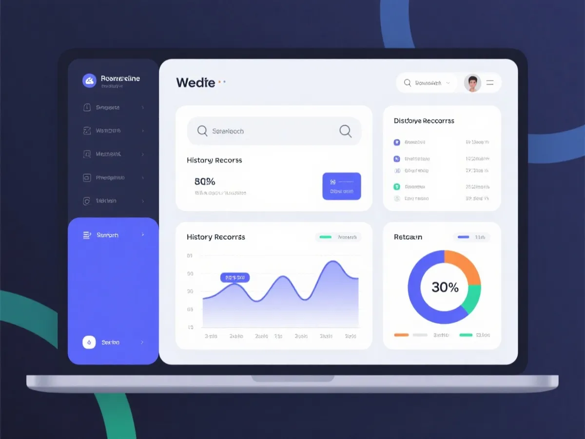 历史数据与查询入口示意图